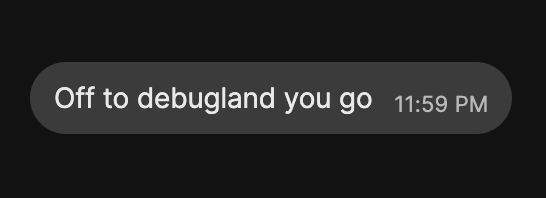 Welp shit