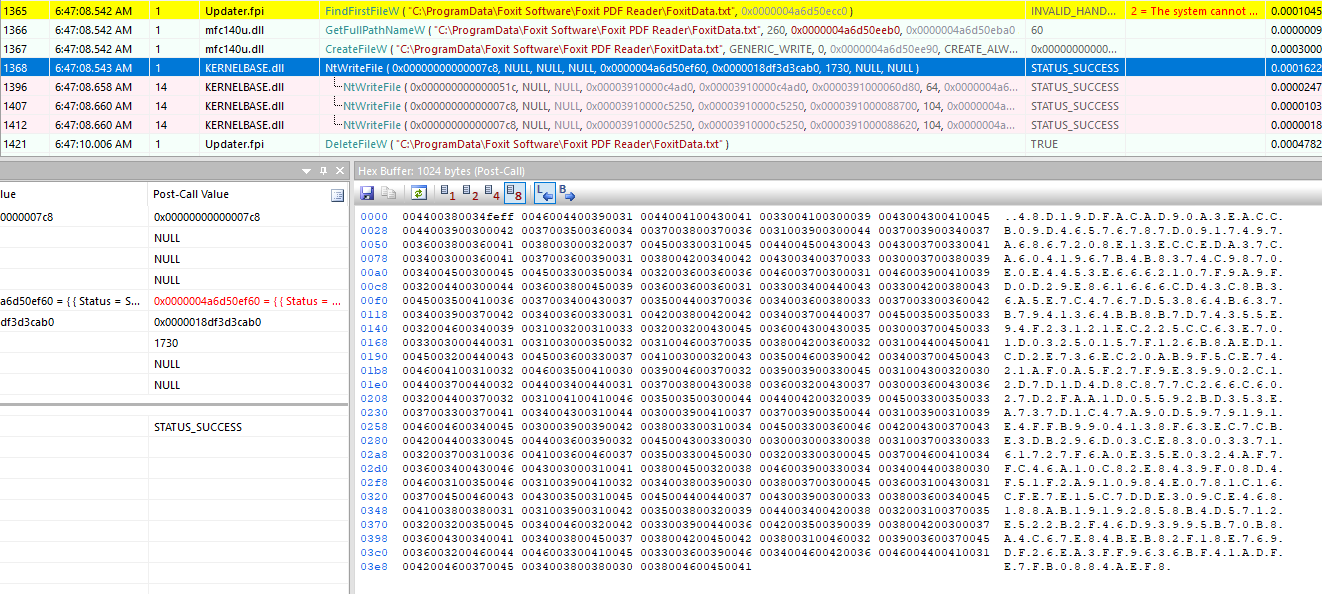 Notice the 00 before every other byte in the bottom right tab?